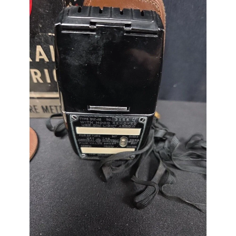 General Electric Exposure Meter Type DW 48 Box, Papers & Meter Circa 1940's